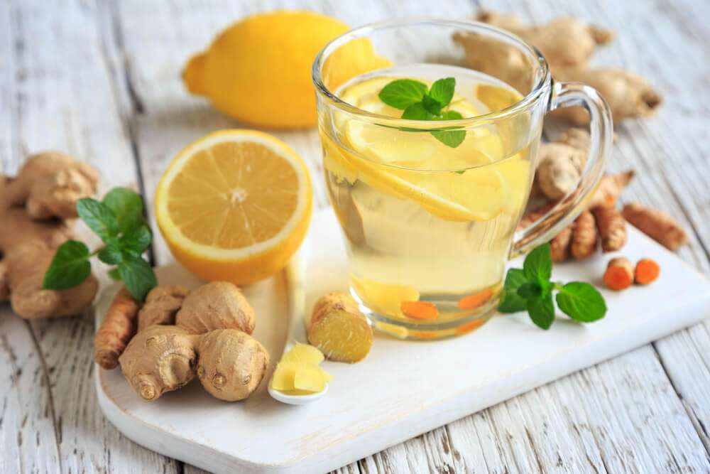 A cup of Ginger Tea for gut health