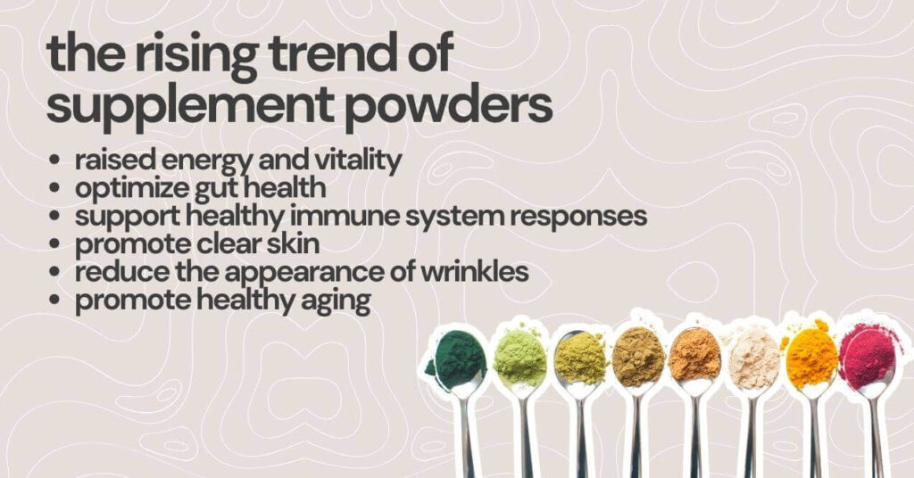 the rising trend of supplement powders