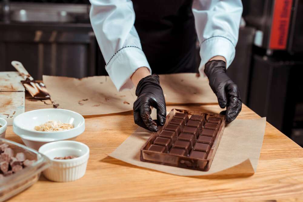 Chocolate Dipped Strawberry Cubes for Gut Health