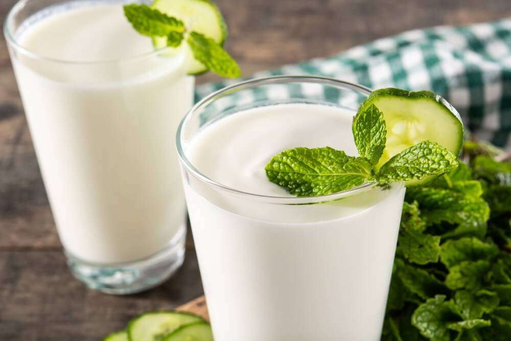 Gut Healthy Armenian Yogurt Drink (Tahn) for Gut Health