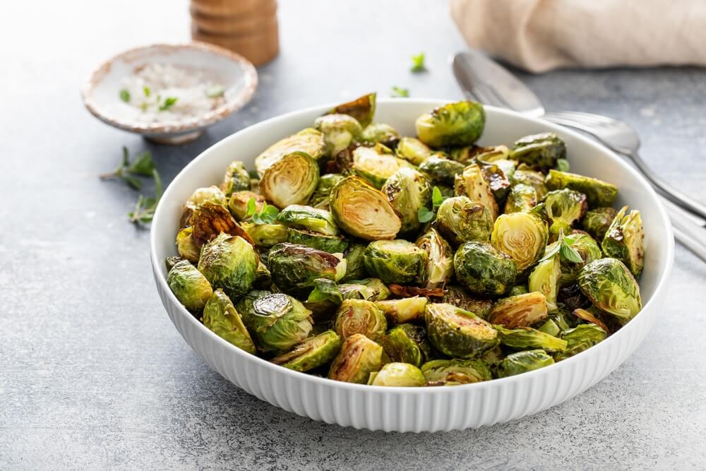 Lemon Garlic Brussels Sprouts for Gut Health