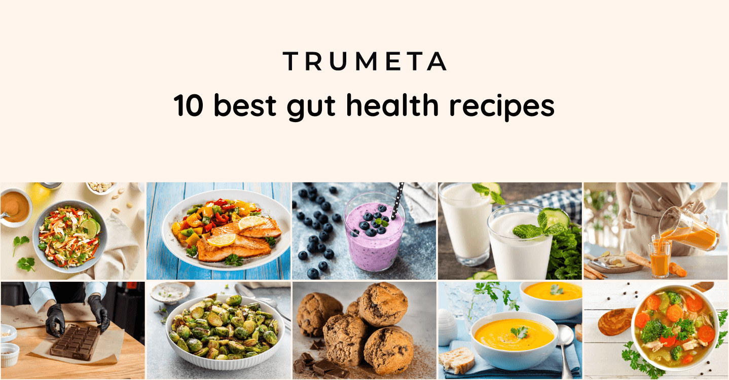 10 best gut health recipes visual Trumeta