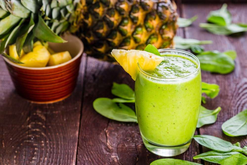 Pineapple & Greens Detox Drink Recipe