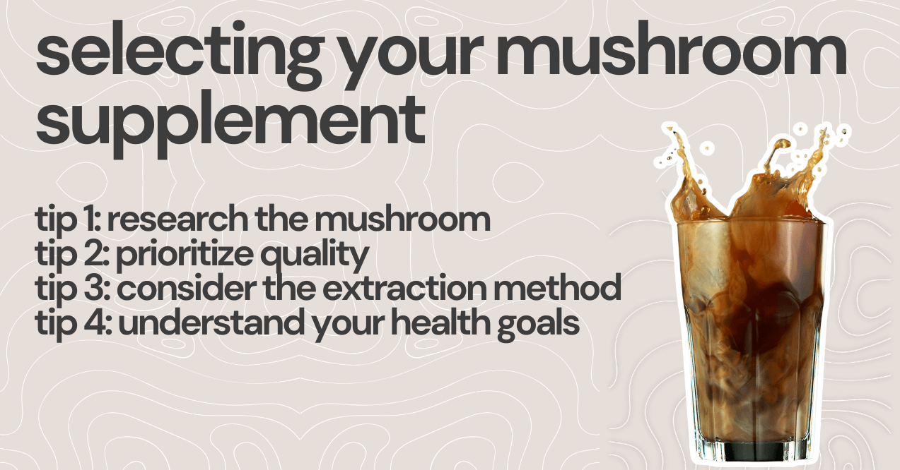 selecting your mushroom supplement, best tips