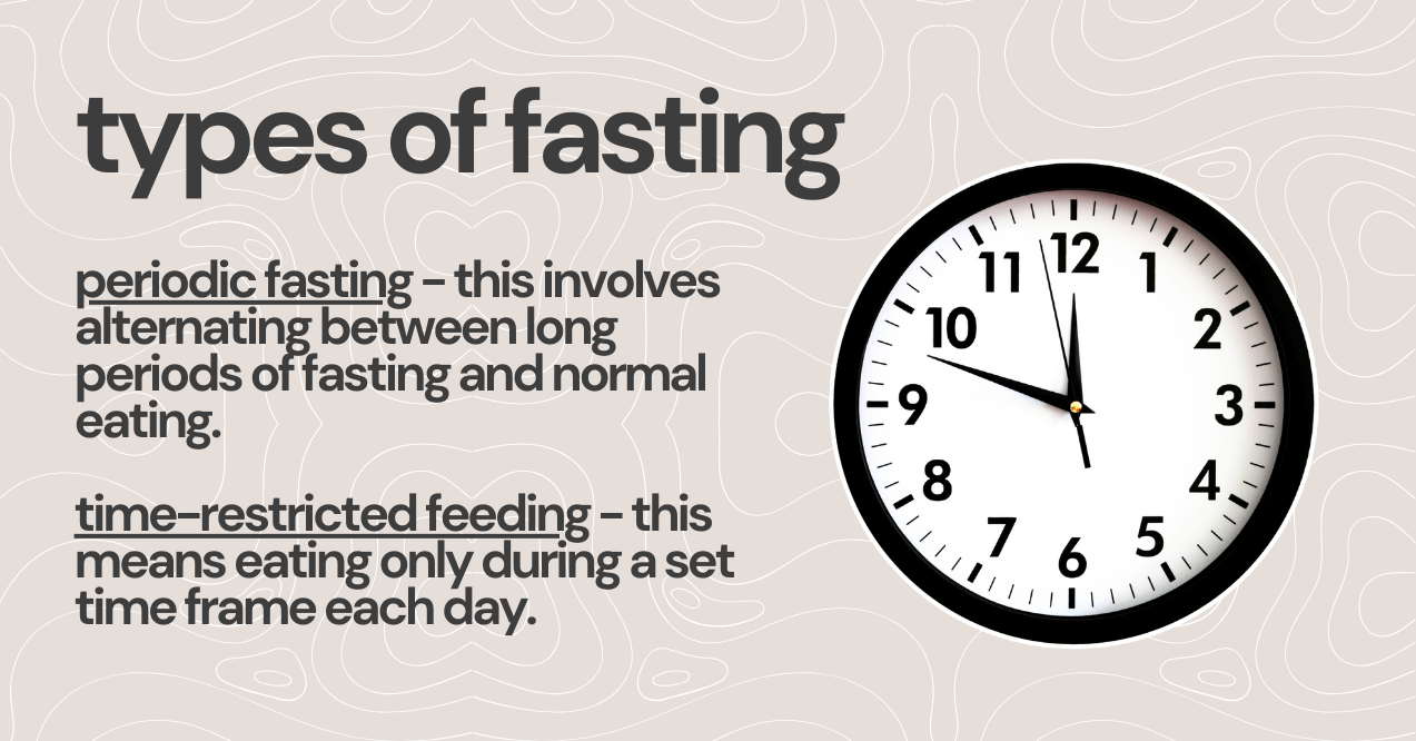 Types of Fasting Infographic