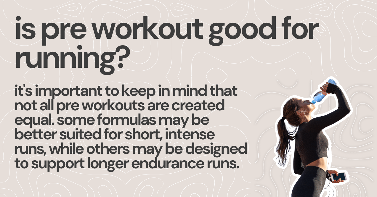 is pre workout good for running?