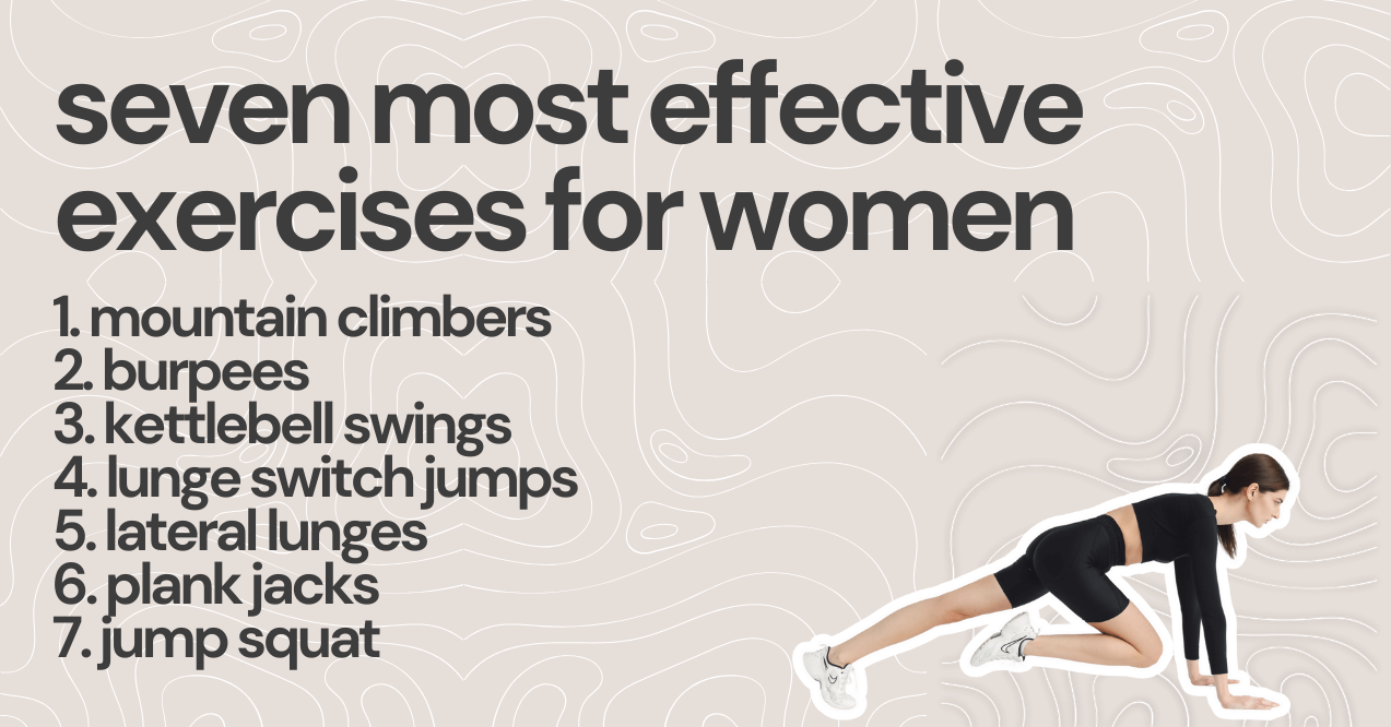 seven most effective exercises for women