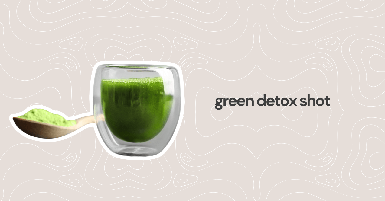 green detox shot