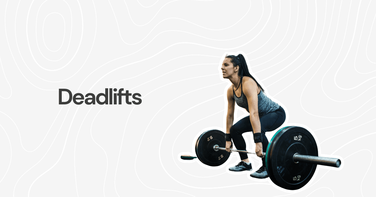 Woman Doing Deadlifts