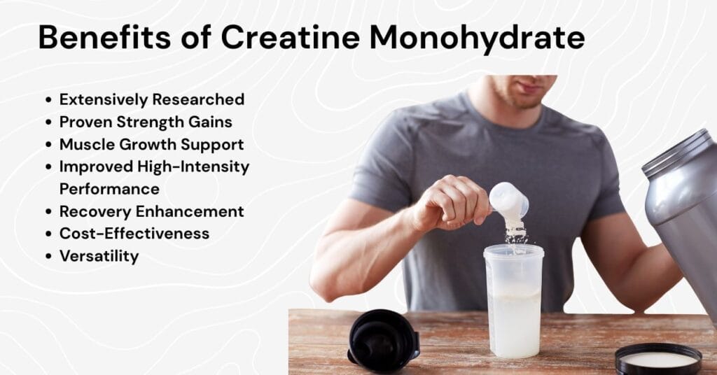 benefits of creatine monohydrate.