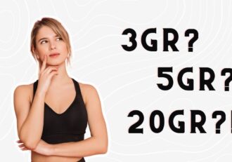 Illustration of a woman wondering how many grams are of collagen is in bone broth 5gr? 20gr?