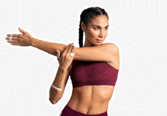 Woman Stretching Before a Workout